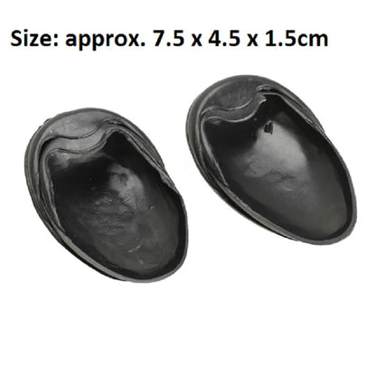 50-1Pairs Black Plastic Ear Cover Salon Hairdressing Hair Dyeing Coloring Bathing Ear Cover Shield Protector Waterproof Earmuffs