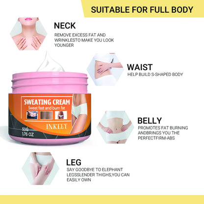 Hot Sweating Cream Fat Burning Cream Weight Loss Belly Workout Enhancer Cream Tummy Slimming Anti Cellulite Cream for Body Care