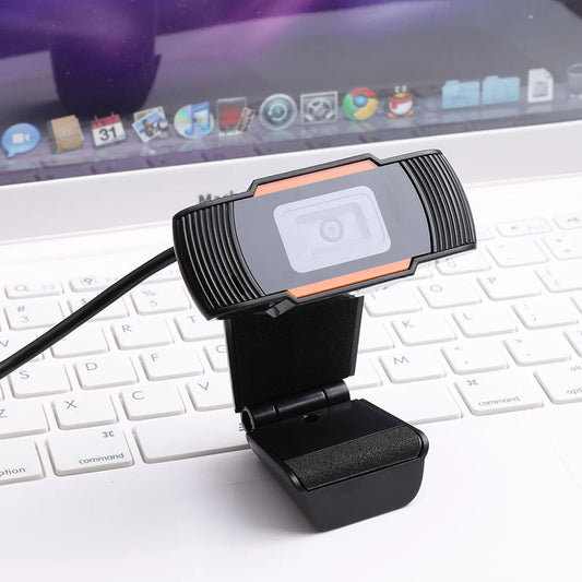 Mini USB 2.0 Video Recording Webcam 720P HD In Webcam With Mic Rotatable Two-Way Audio Talk For PC Computer Desktop