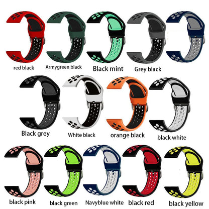 GTR4 Bracelet 22mm Wrist Straps For Amazfit GTR 4 3 Smartwatch Silicone Watchband For Amazfit GTR 3 Pro/2/2e/47mm/Stratos Band