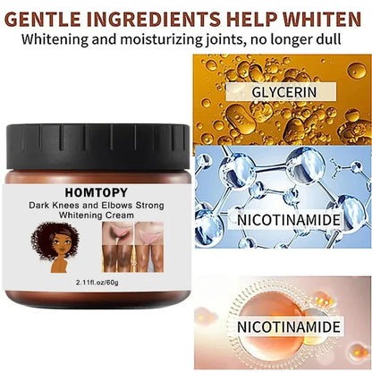 Body Whitening Cream Dark Skin Intimate Areas Brightening Cream Lasting Moisturizing Smooth Soft Body Skin Care Product