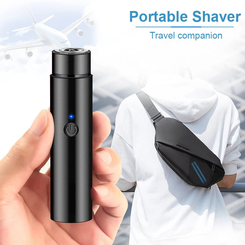 Electric Razor Mini Travel Shaver For Men Women USB Charging Washable Home Portable Beard Trimmer Razor & Body Hair Trimmer