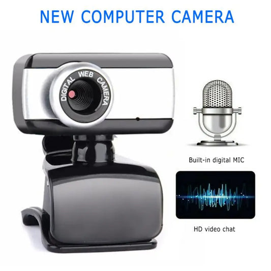 New Portable 1080p Computer Camera With Microphone Video Cameras  Universal Webcam For Laptop Desktop Conference  Webcam Camera